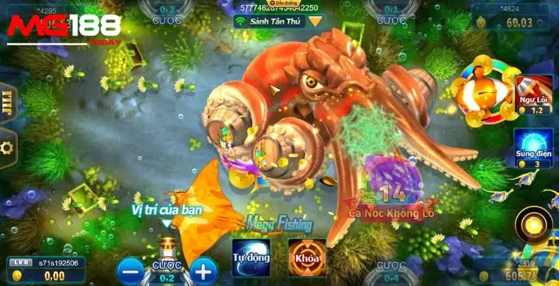 Bắn cá Mega Fishing