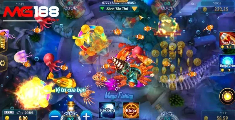 Bắn cá Mega Fishing