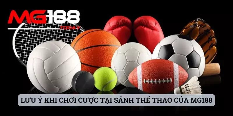 Lưu ý khi chơi cược tại sảnh thể thao của MG188