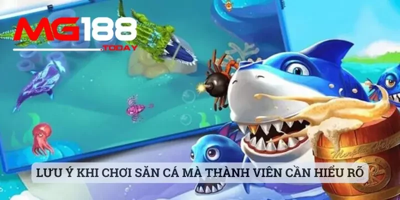 Lưu ý khi chơi săn cá mà thành viên cần hiểu rõ